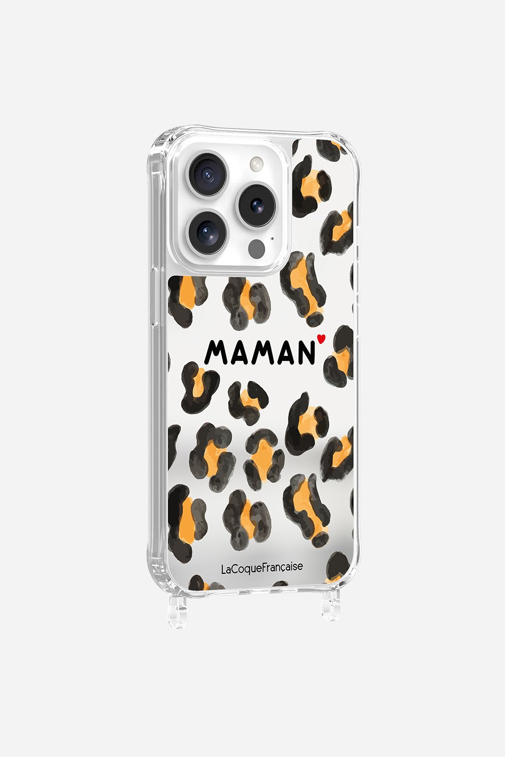 Coque Anneaux Miroir Imprimee Maman Leopard