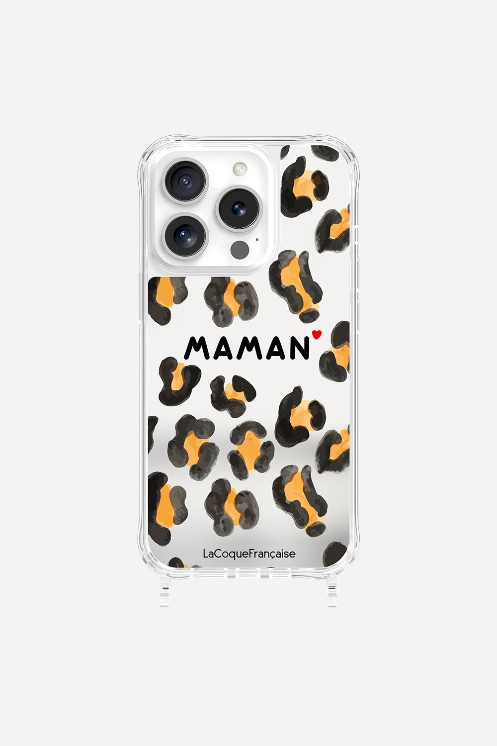 Coque Anneaux Miroir Imprimee Maman Leopard