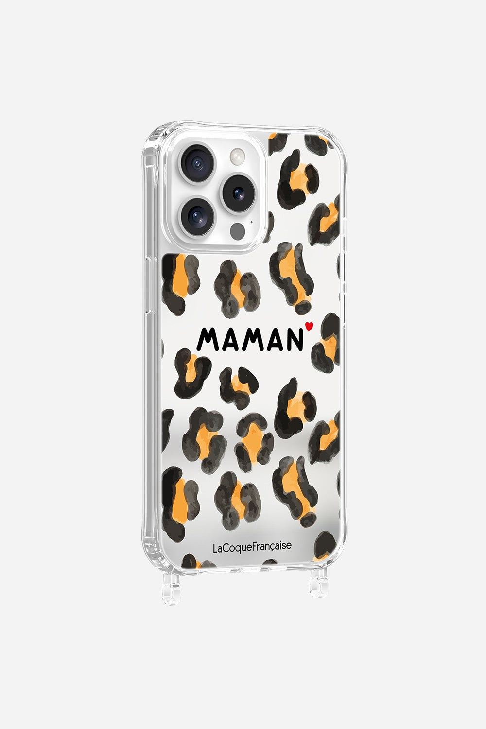 Coque Anneaux Miroir Imprimee Maman Leopard