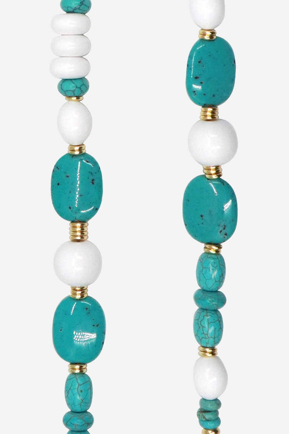 Chaine Longue Hestia Turquoise 120 cm