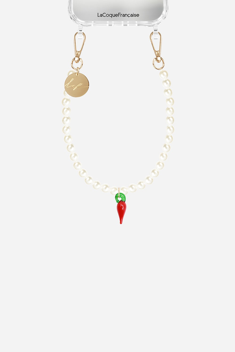 Damita White Necklace Jewelry 40 cm
