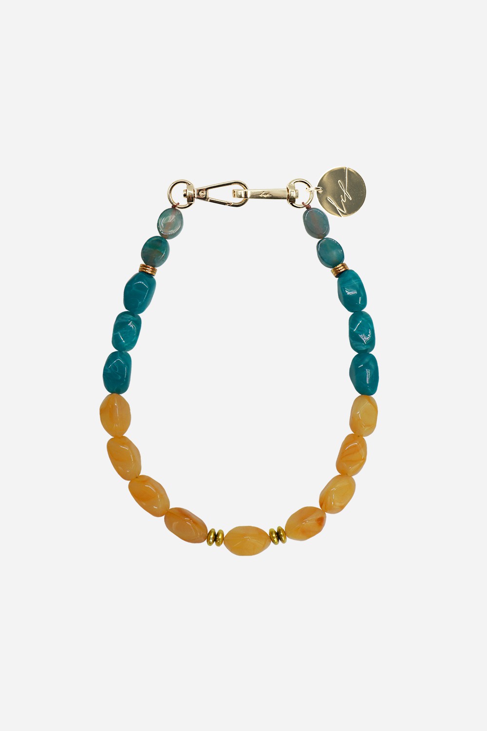 Jewelry Necklace Daya Beige 40 cm