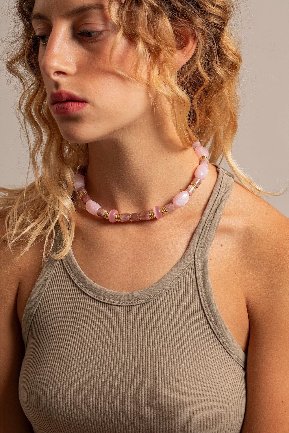 Jewelry Necklace Divya Rose 40 cm