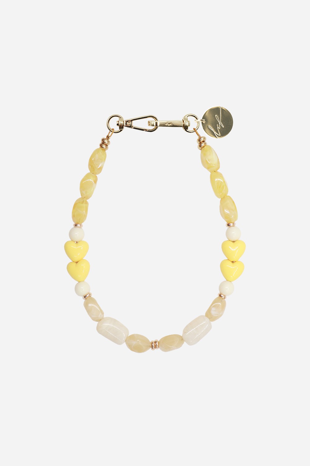 Jewelry Necklace Daya Yellow 40 cm