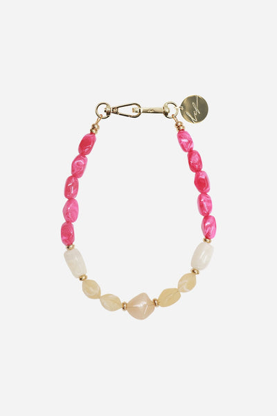 Bijoux Collier Divya Fuschia 40 cm