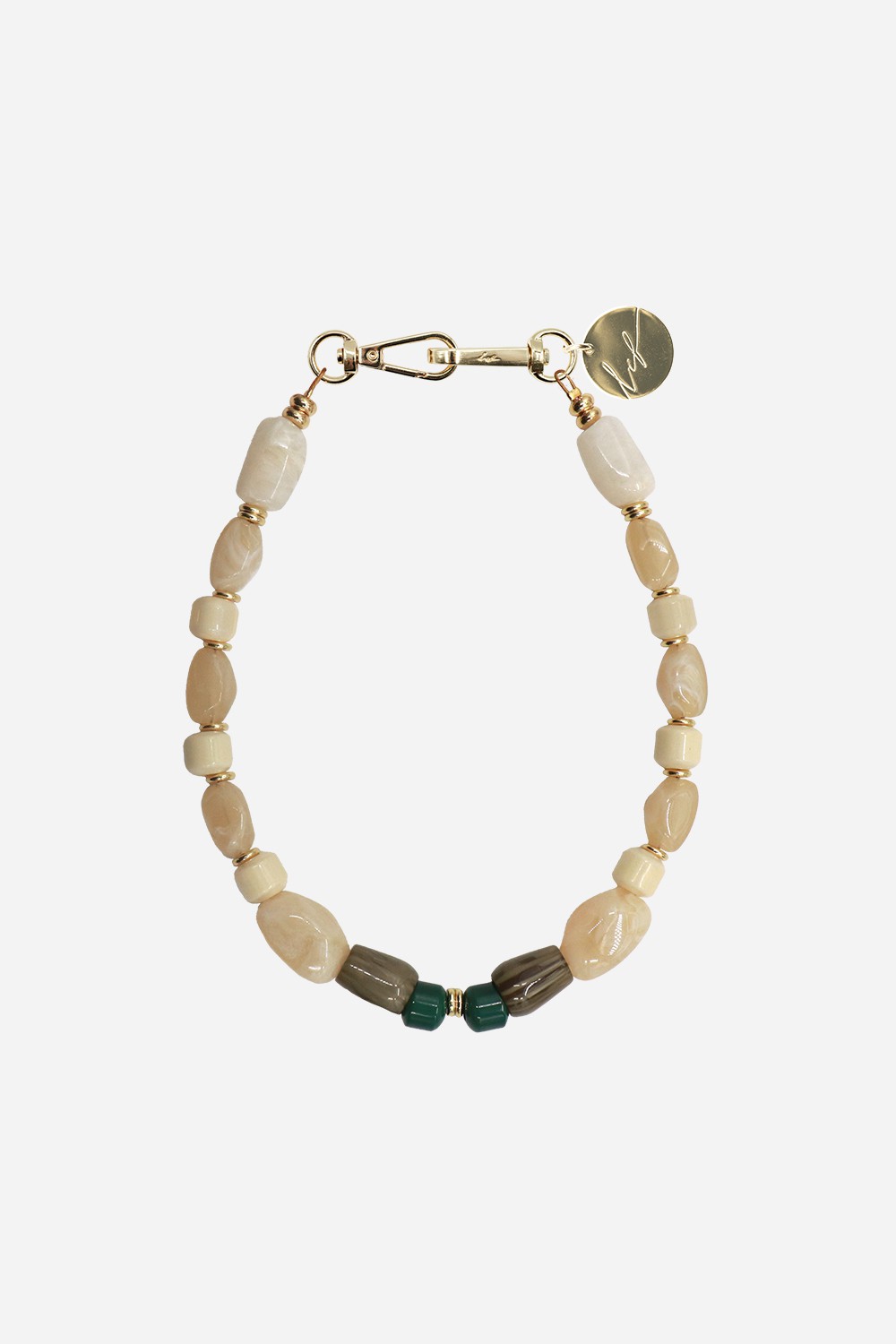 Jewelry Necklace Dolly Beige 40 cm