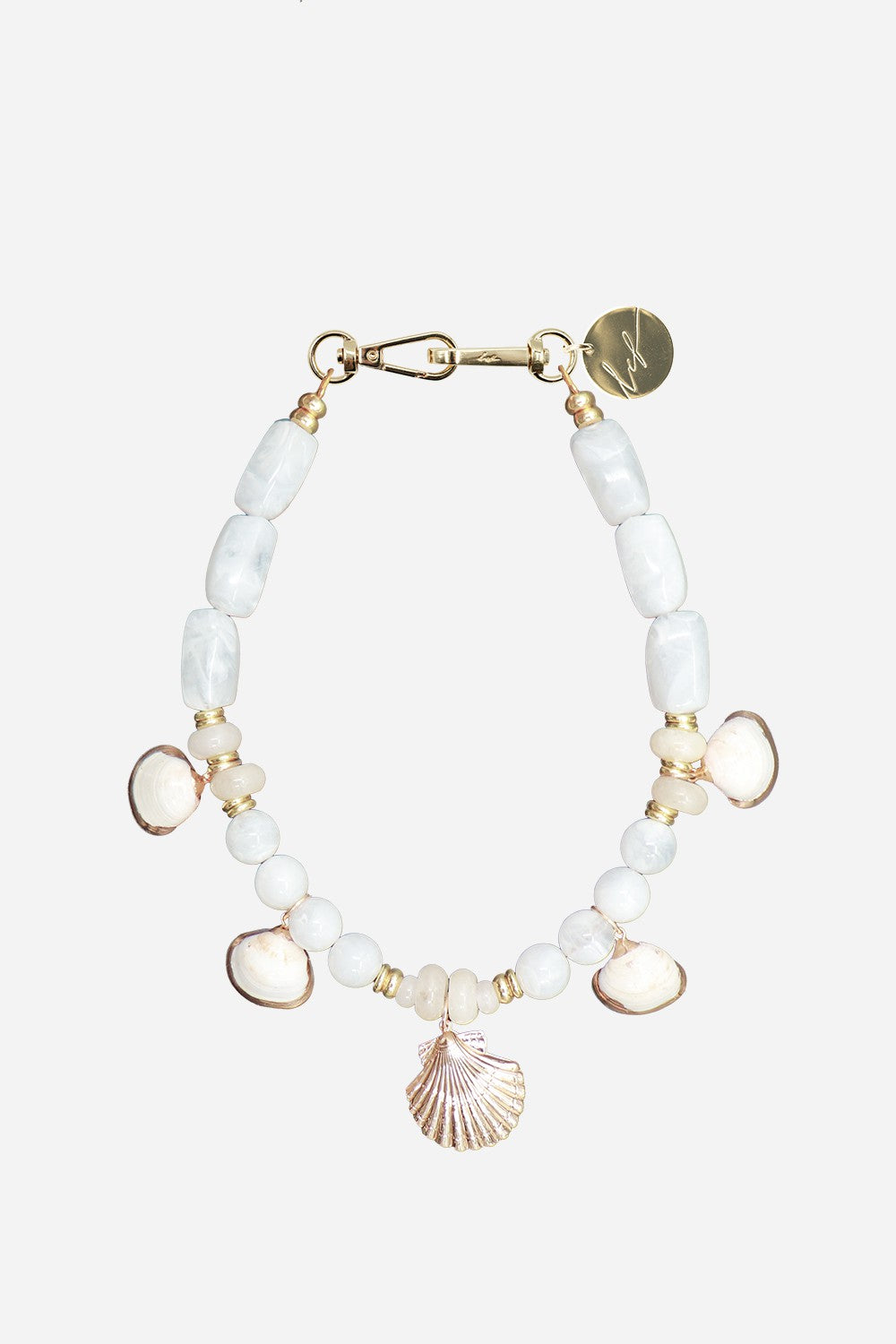 Chaine Courte Phoebe Beige 40 cm