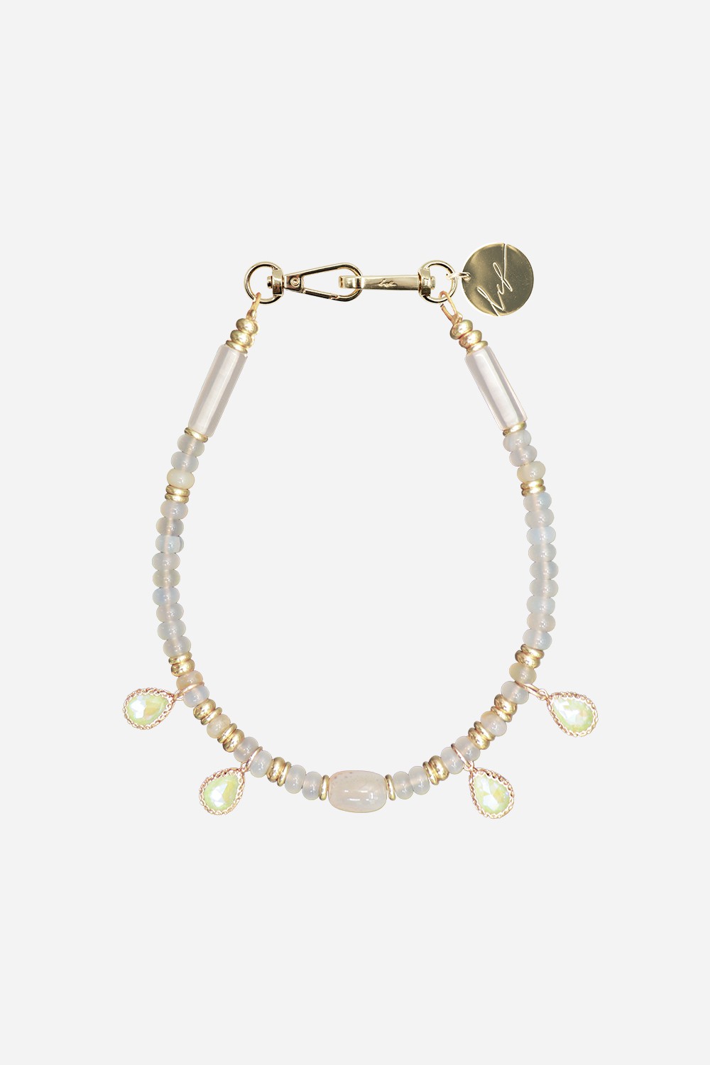 Solange Beige Necklace Jewelry 40 cm