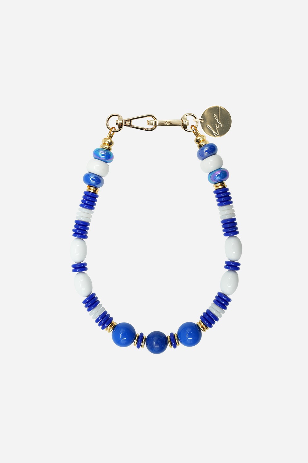 Chaine Courte Sofia Bleu 40 cm
