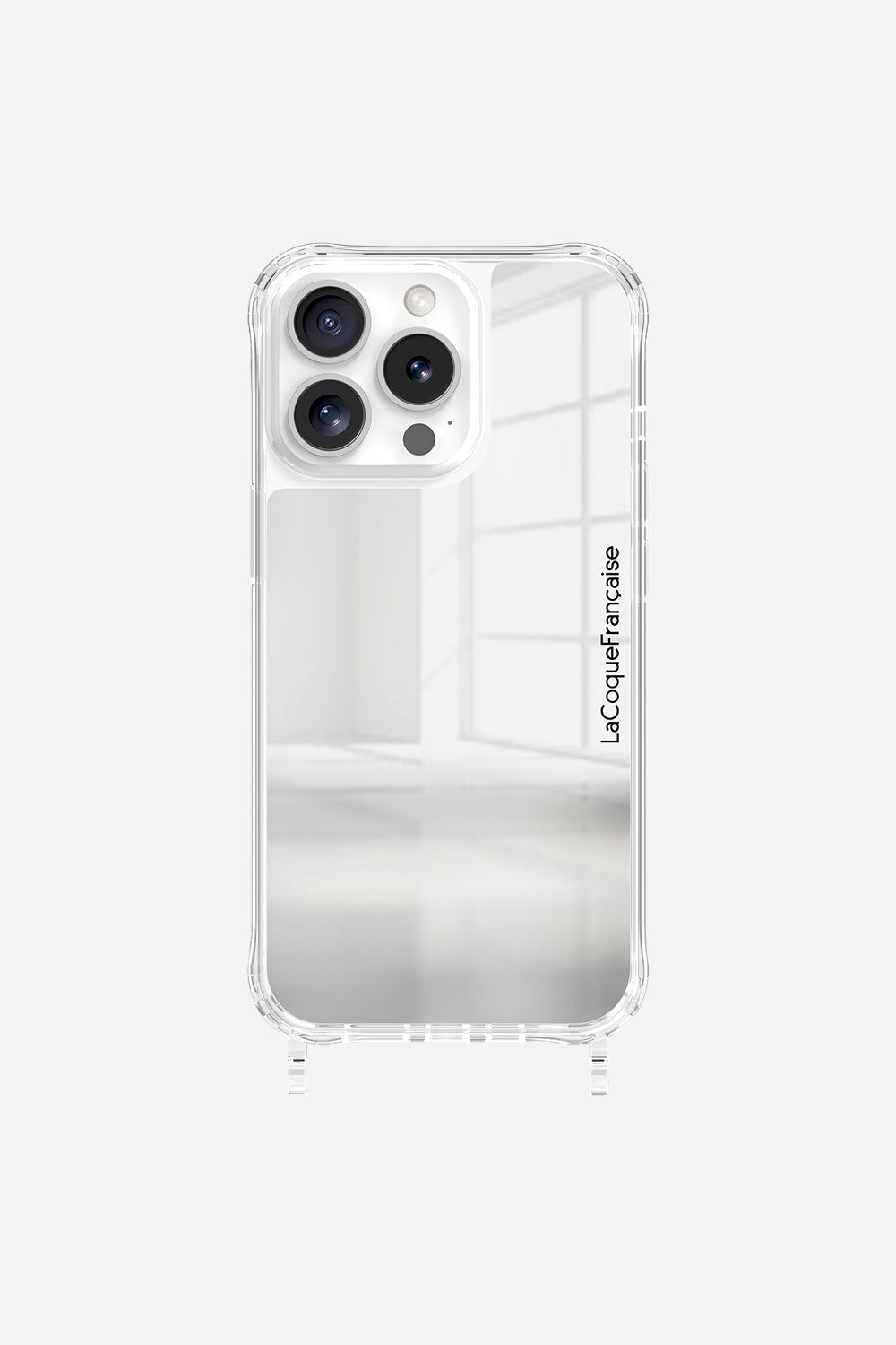 Coque Anneaux Miroir Argent