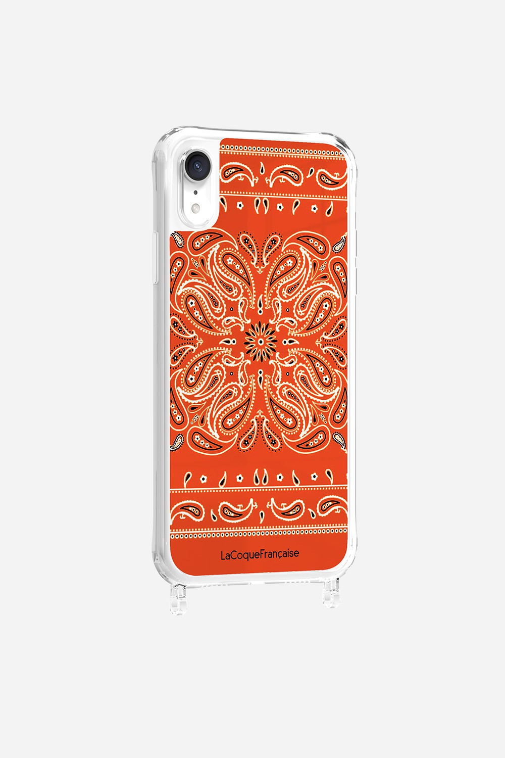 Printed Ring Case Bandana Orange Fluo