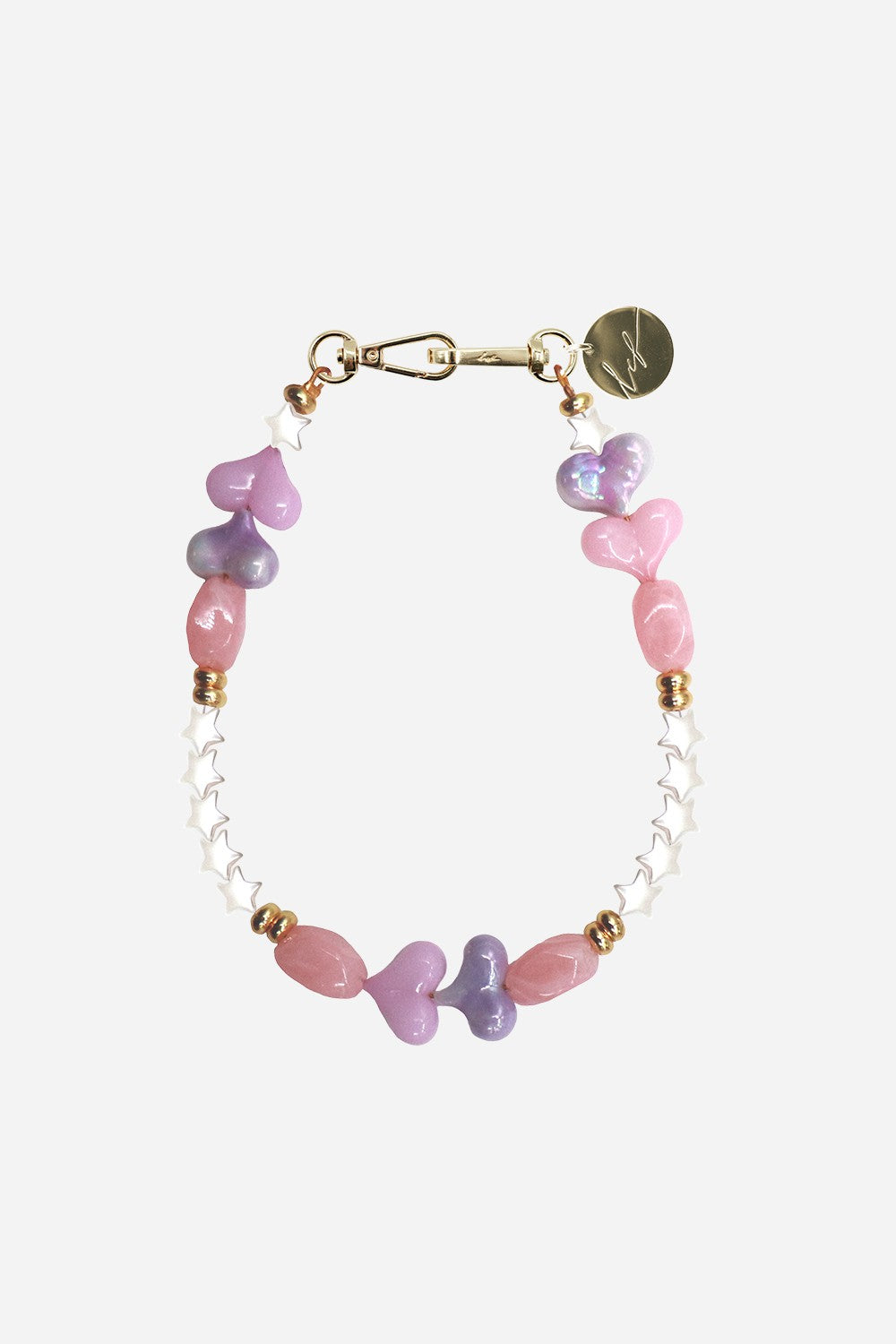 Chaine Courte Ana Violet 40 cm