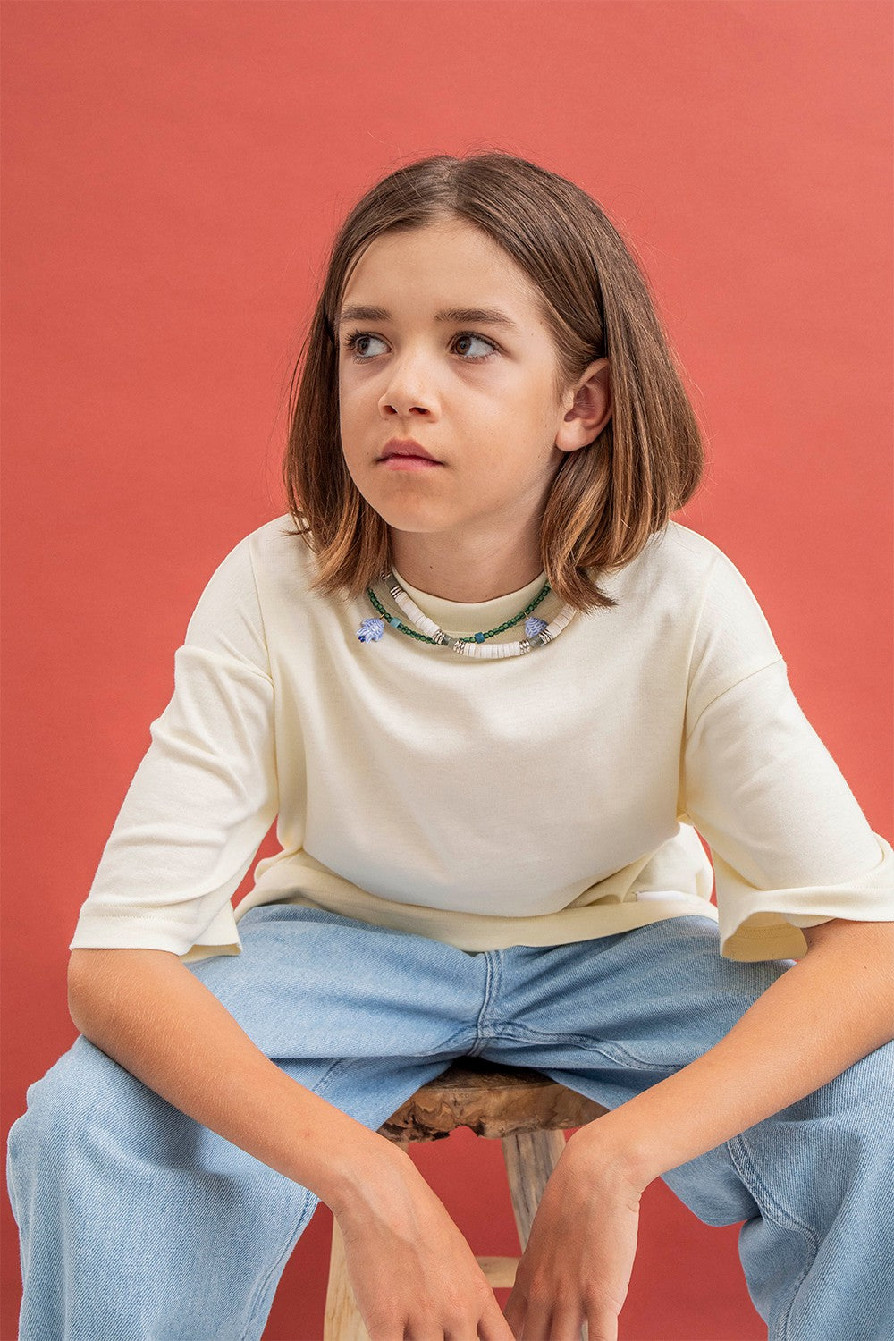 Chaine Courte Koda Vert 40 cm