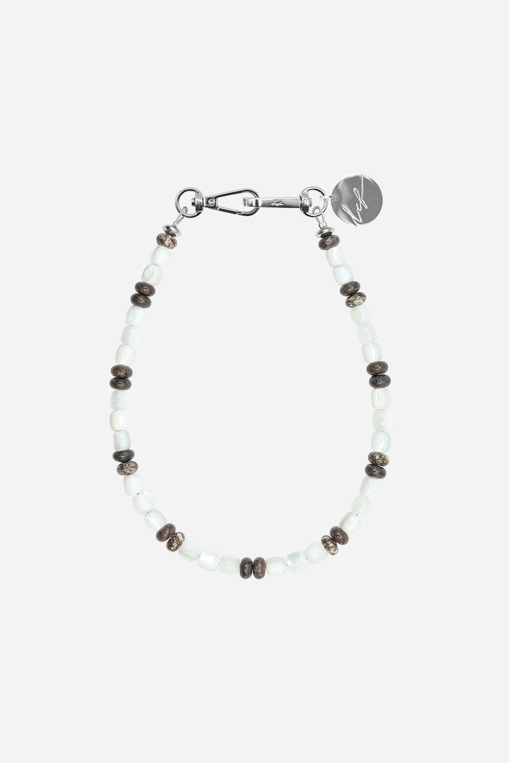 Chaine Courte Maoi Blanc 40 cm