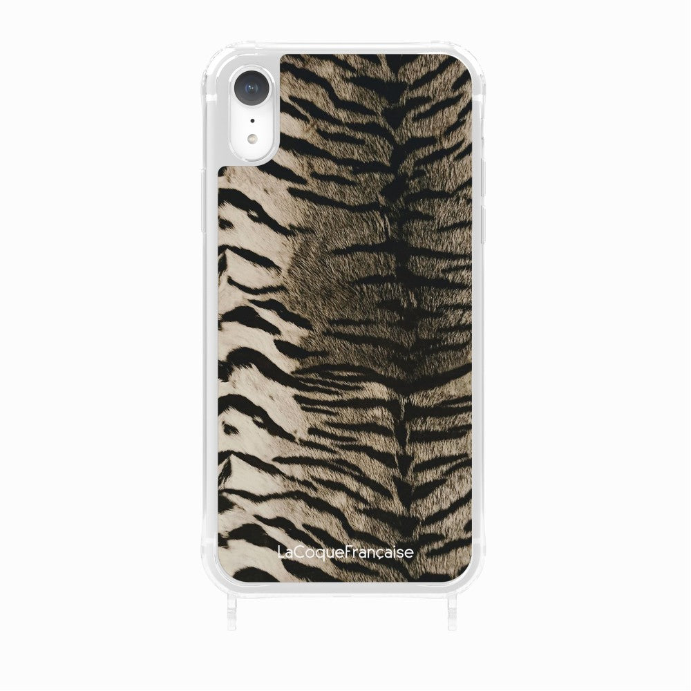 Grey Zebra Print Ring Case