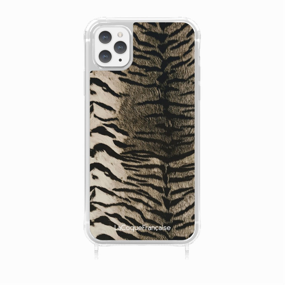 Grey Zebra Print Ring Case