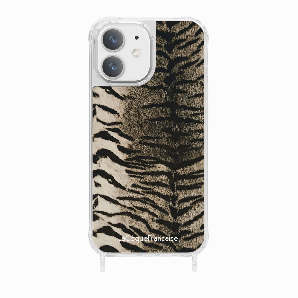 Grey Zebra Print Ring Case
