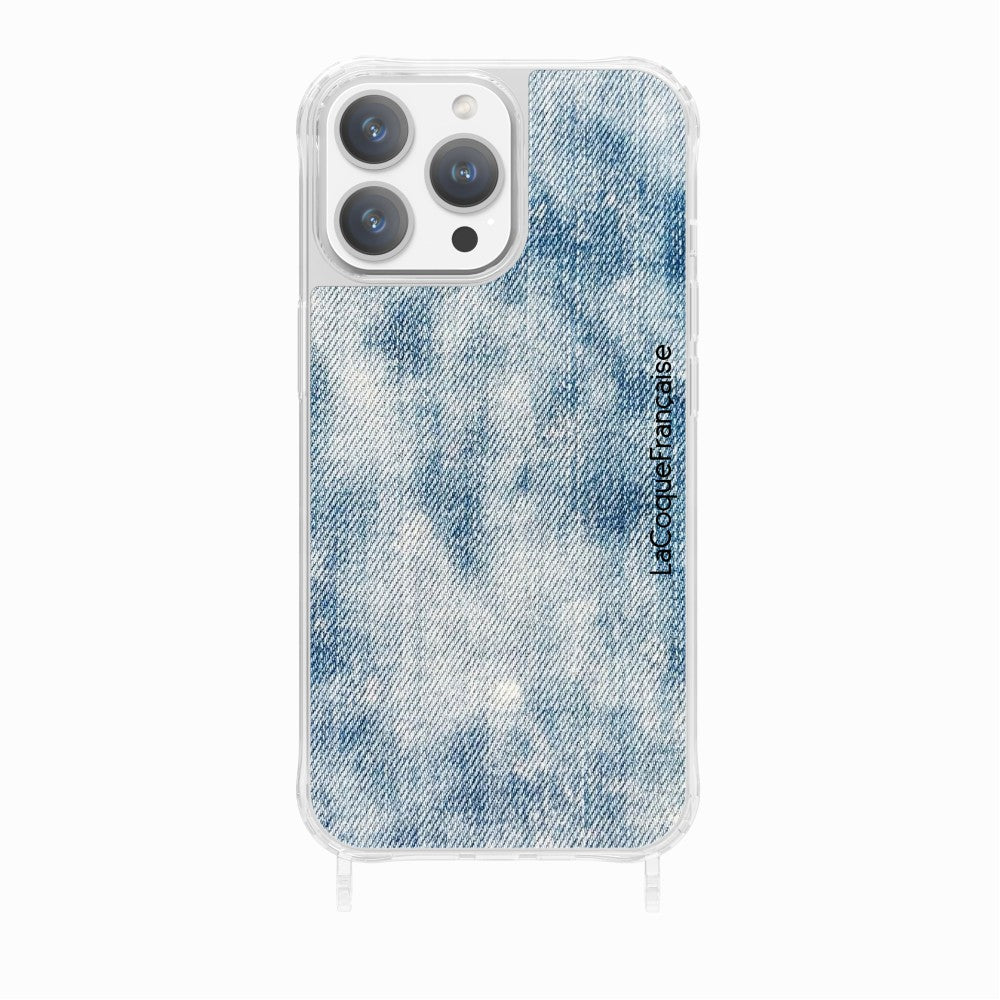 Coque Anneaux Imprimee Jean Bleu - 15