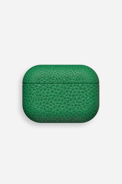 Coque Airpods Pro Cuir Vert