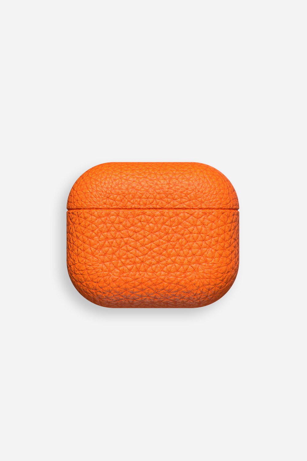 Coque Airpods 3 Cuir Orange