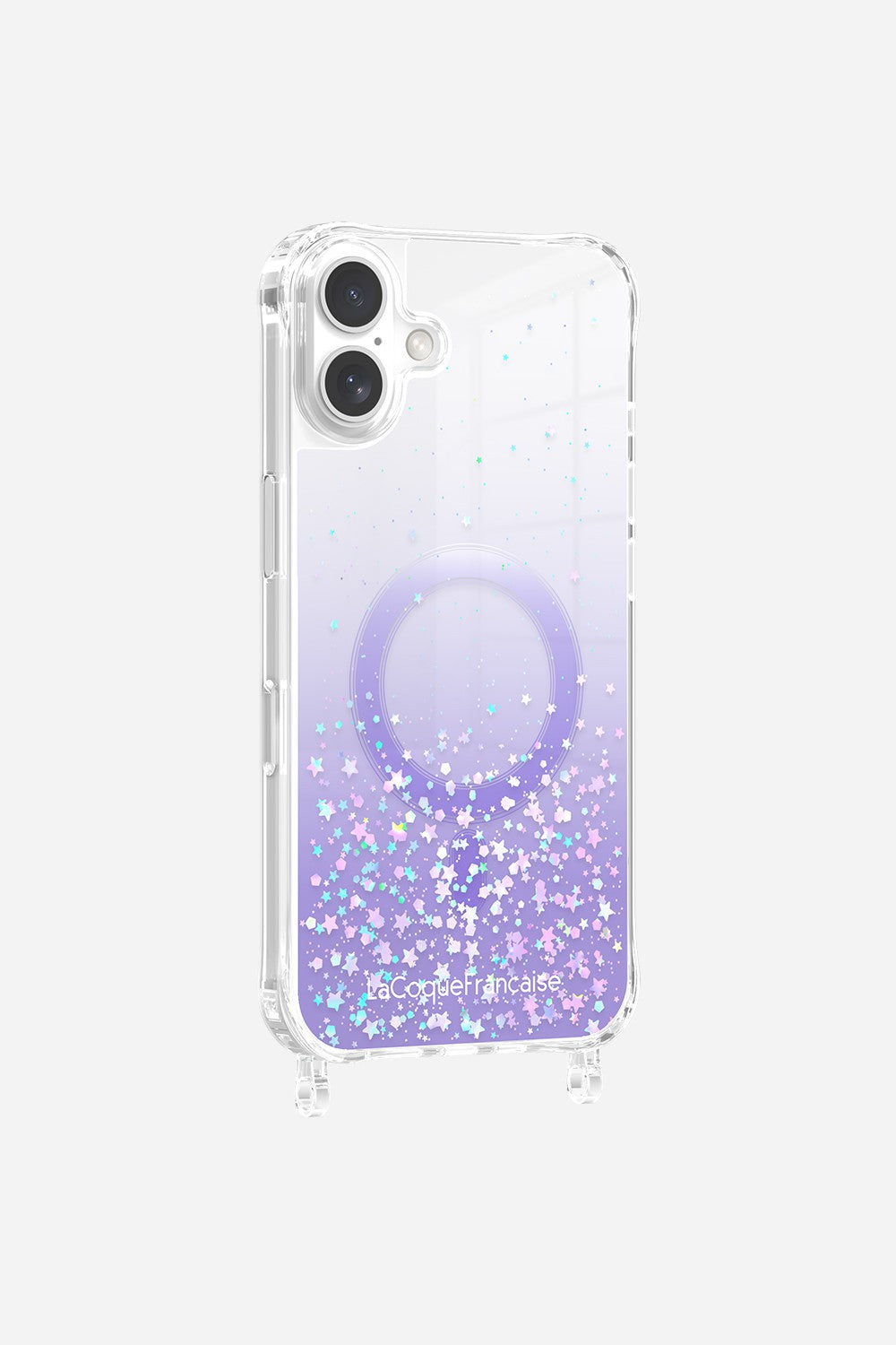 Coque Anneaux Paillettes Magsafe Violet - 10