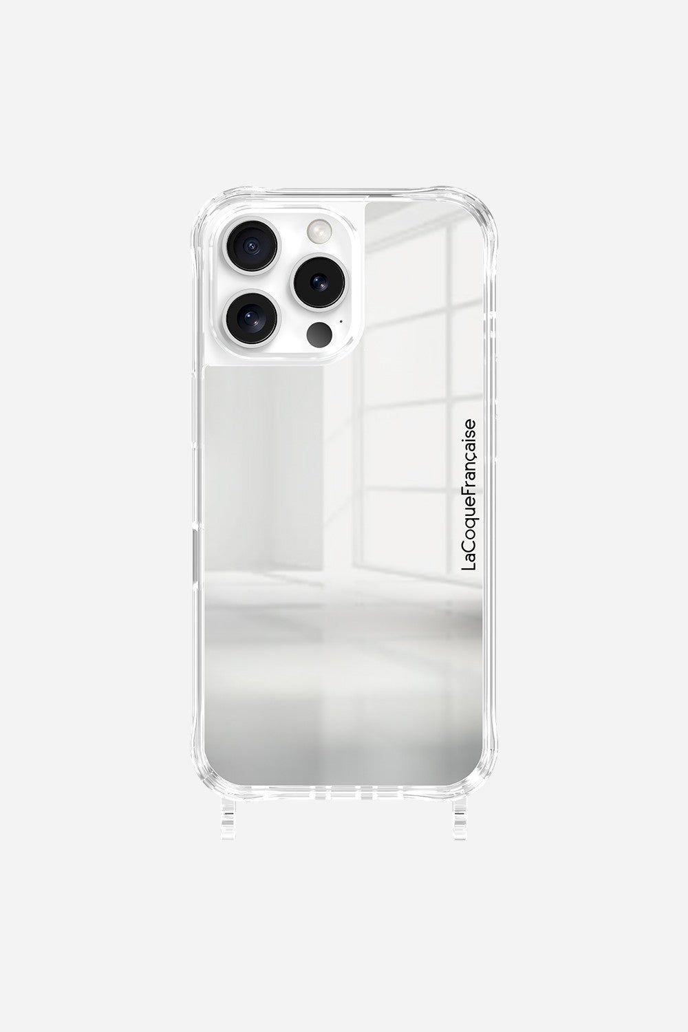Coque Anneaux Miroir Argent