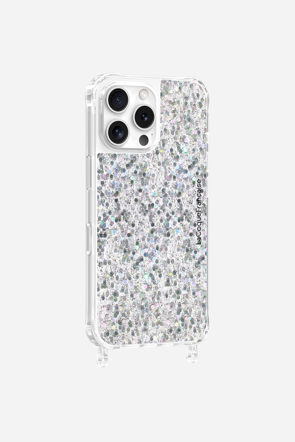 Coque Anneaux Paillettes Holographique