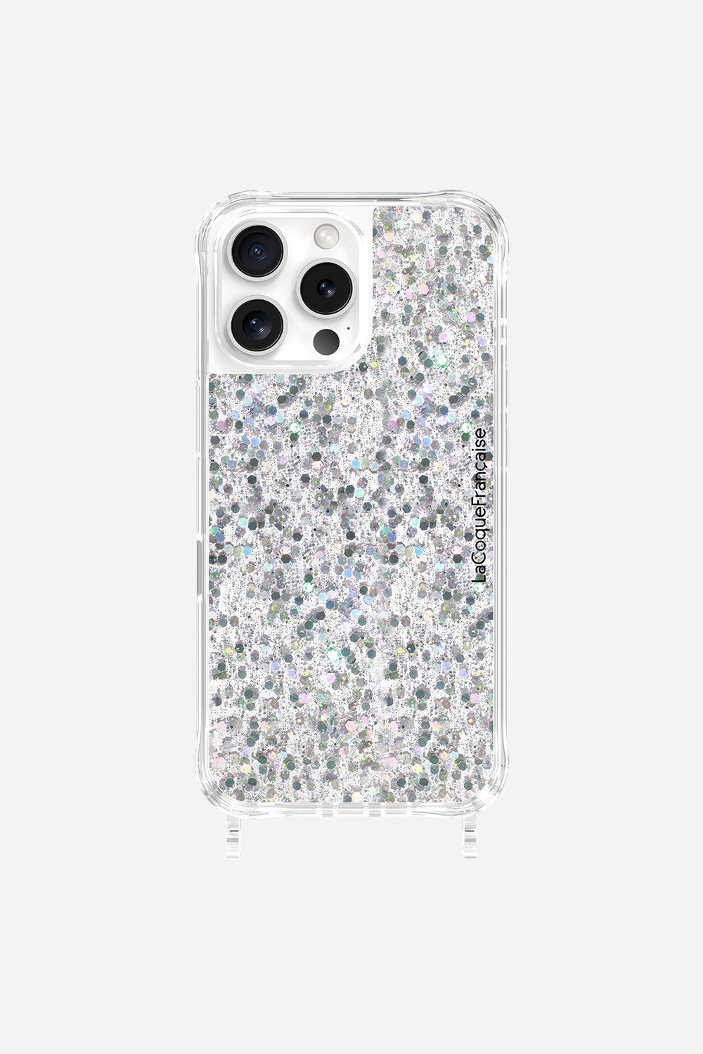 Coque Anneaux Paillettes Holographique - 23