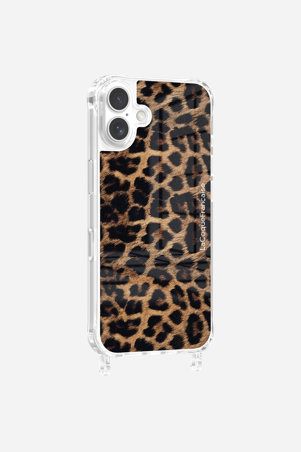 Coque Anneaux Imprimee Leopard Noir Et Brun - 10