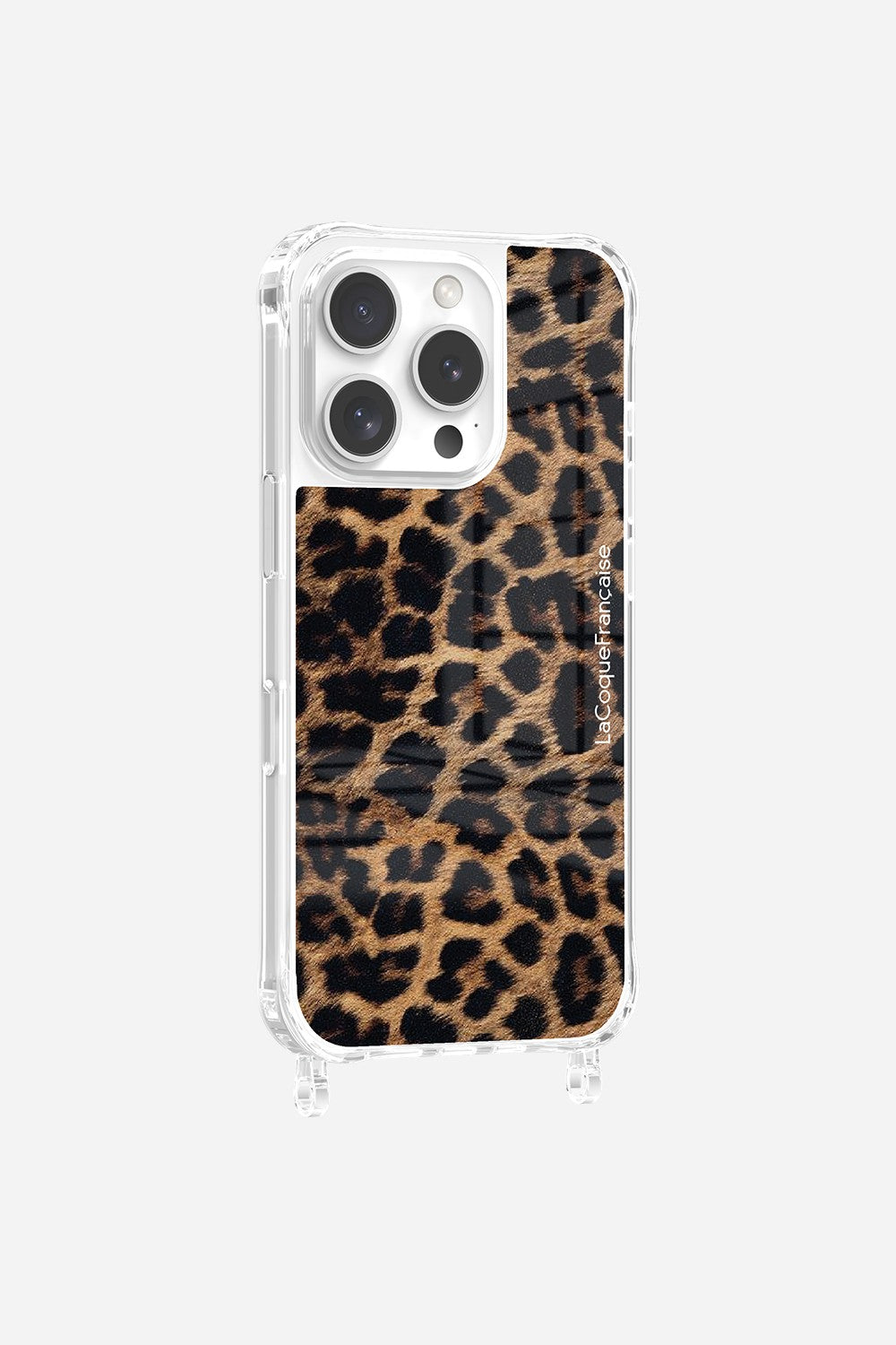 Coque Anneaux Imprimee Leopard Noir Et Brun - 7
