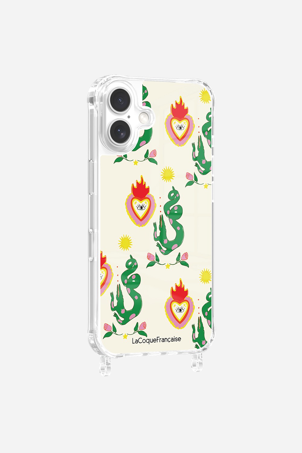 Flower and Crocodile Printed Ring Case
