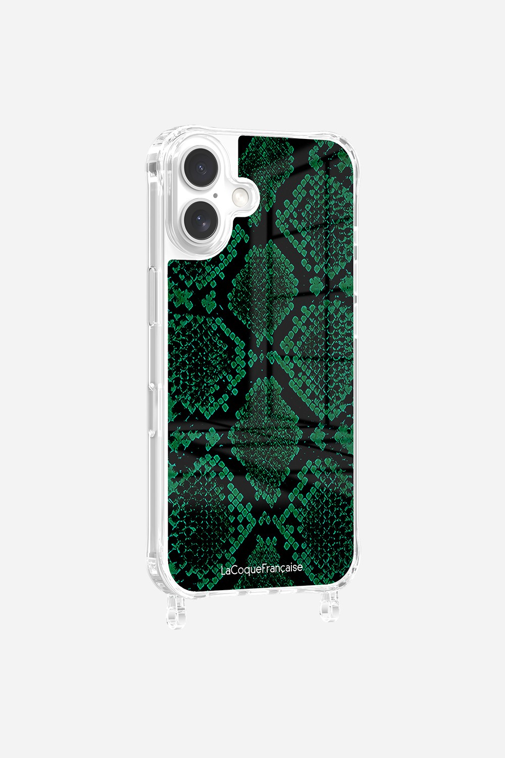 Coque Anneaux Imprimee Python Vert
