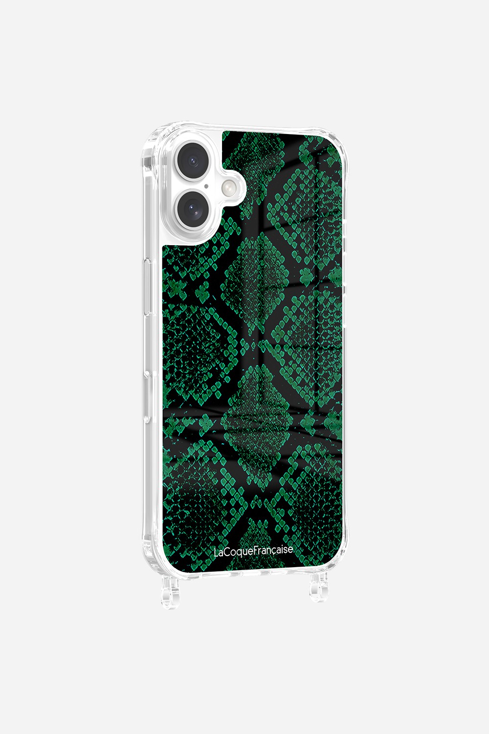 Coque Anneaux Imprimee Python Vert