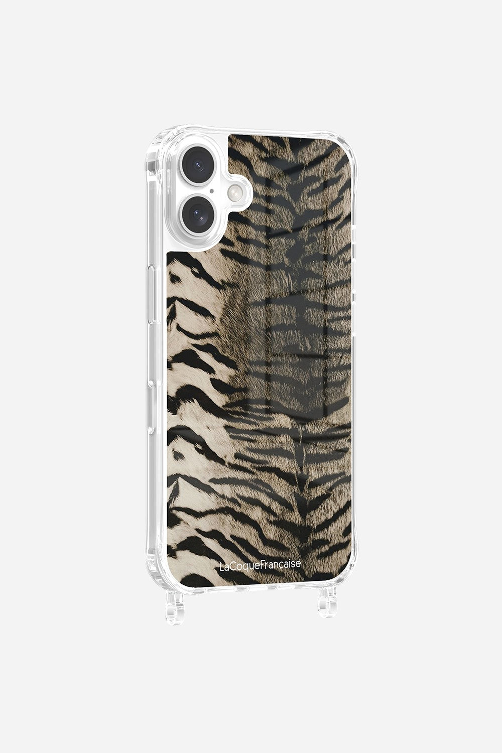 Grey Zebra Print Ring Case