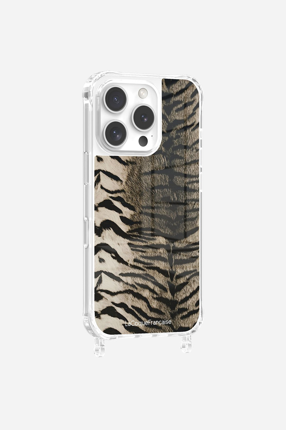 Grey Zebra Print Ring Case