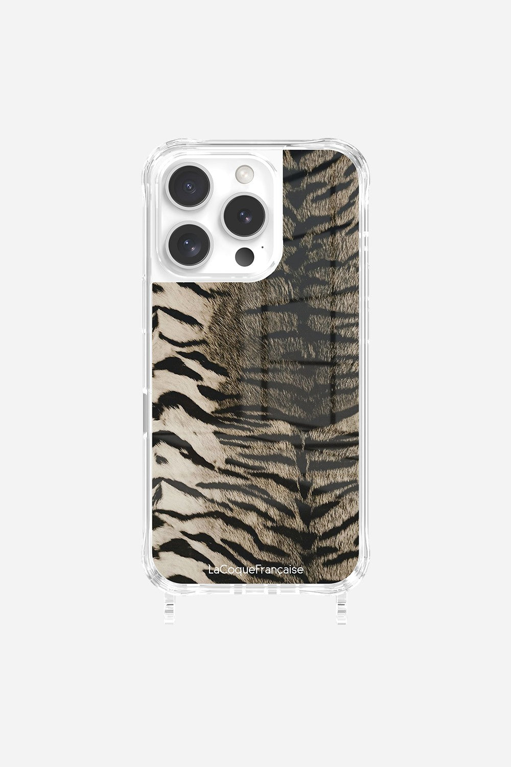Grey Zebra Print Ring Case