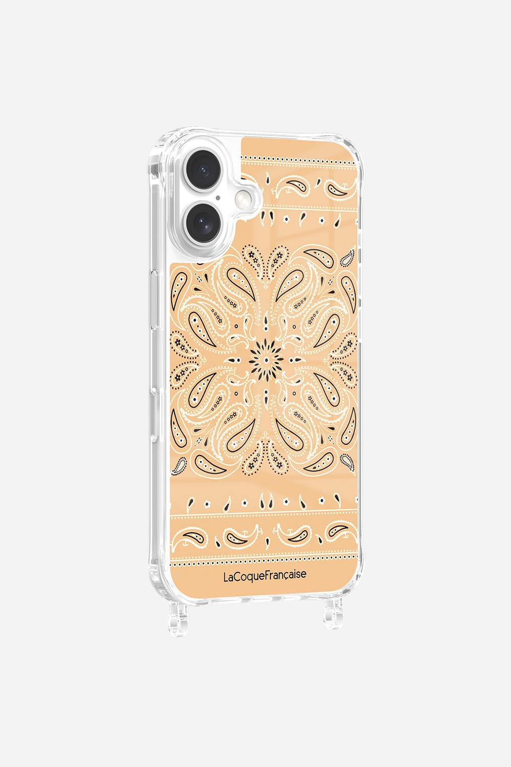 Coque Anneaux Imprimee Bandana Beige