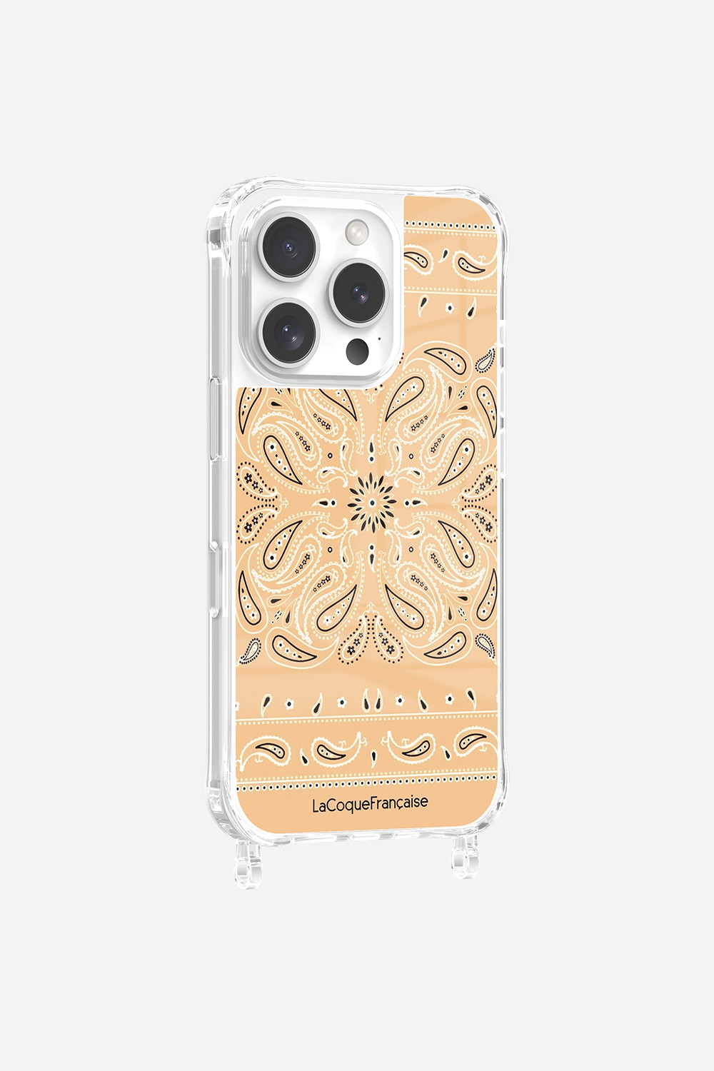 Coque Anneaux Imprimee Bandana Beige