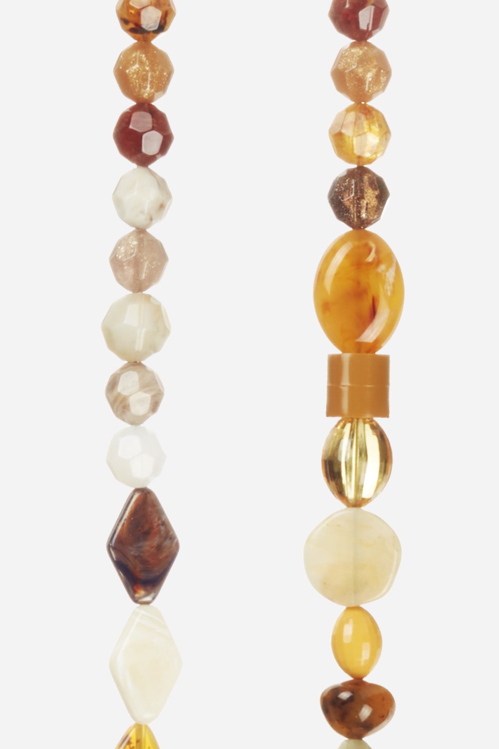 Chaine Longue Paola Moutarde 120 cm