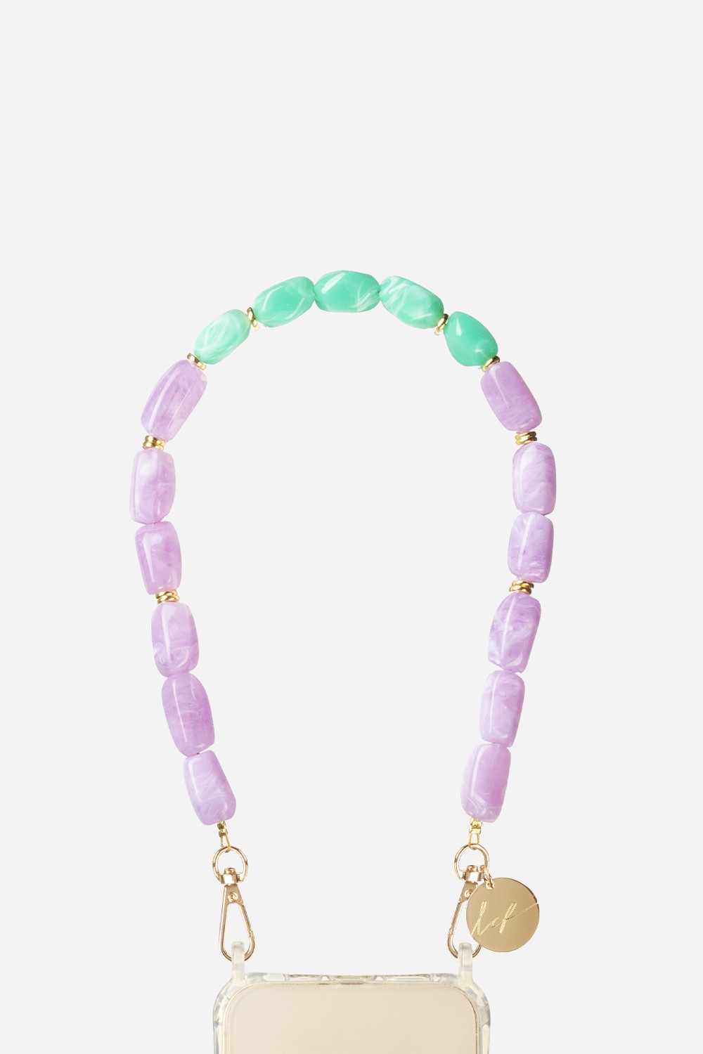 Chaine Courte Talia Violet 40 cm