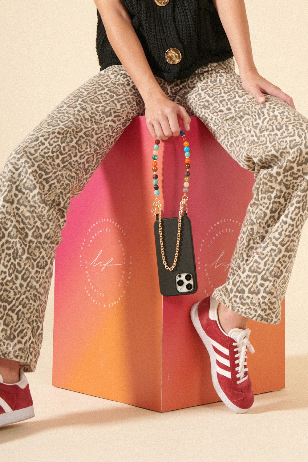 Chaine Courte Harper Multicolore 40 cm