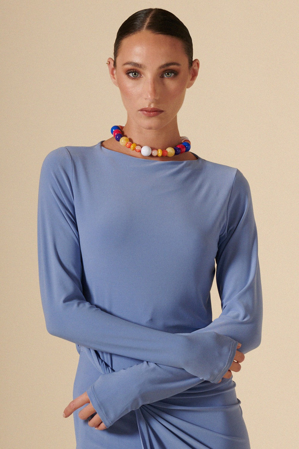 Chaine Courte Luana Multicolore 40 cm