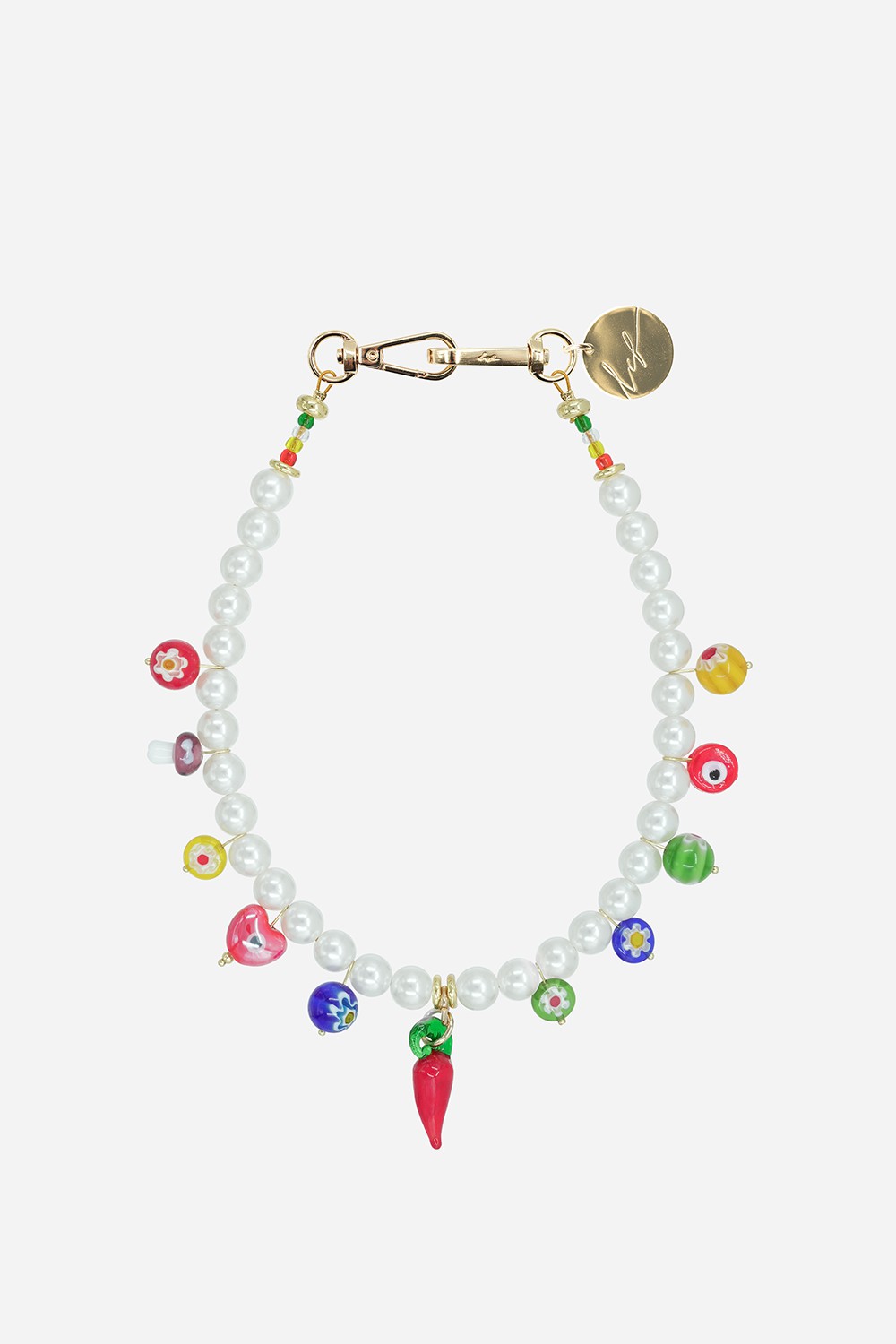 Chaine Courte Lev Blanc 40 cm