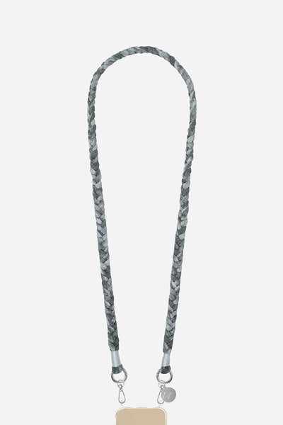 Cordon tresse Della gris
