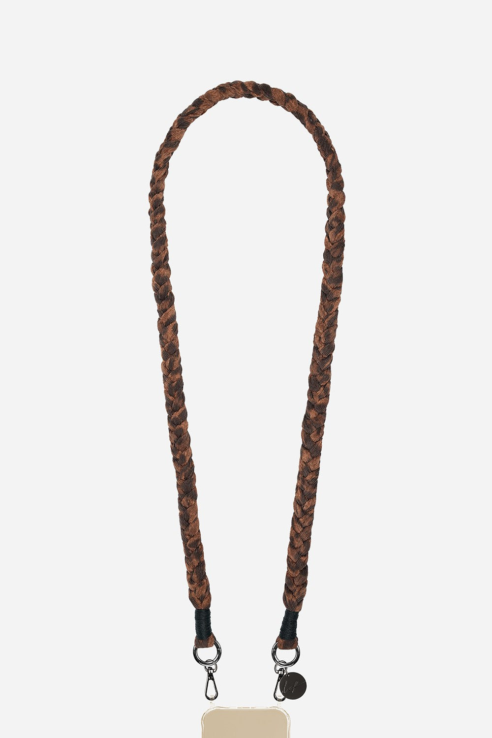 Cordon tresse Della marron