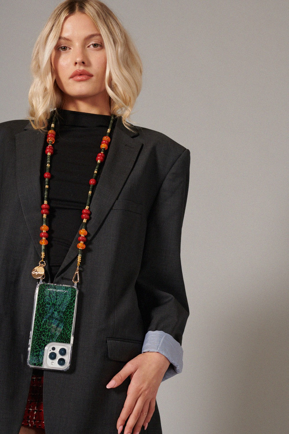 Long Green Terry Chain 120 cm