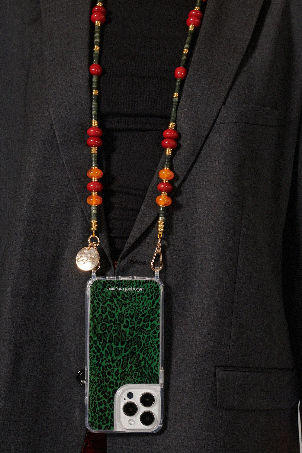 Long Green Terry Chain 120 cm