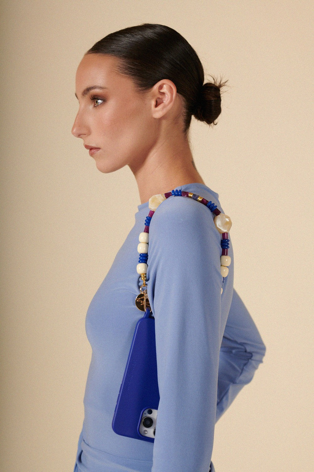 Jewelry Necklace Oceane Blue 40 cm