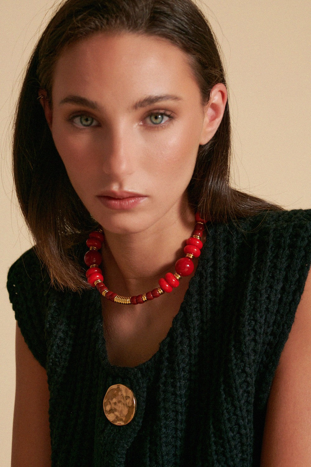 Jewelry Necklace Noemi Red 40 cm