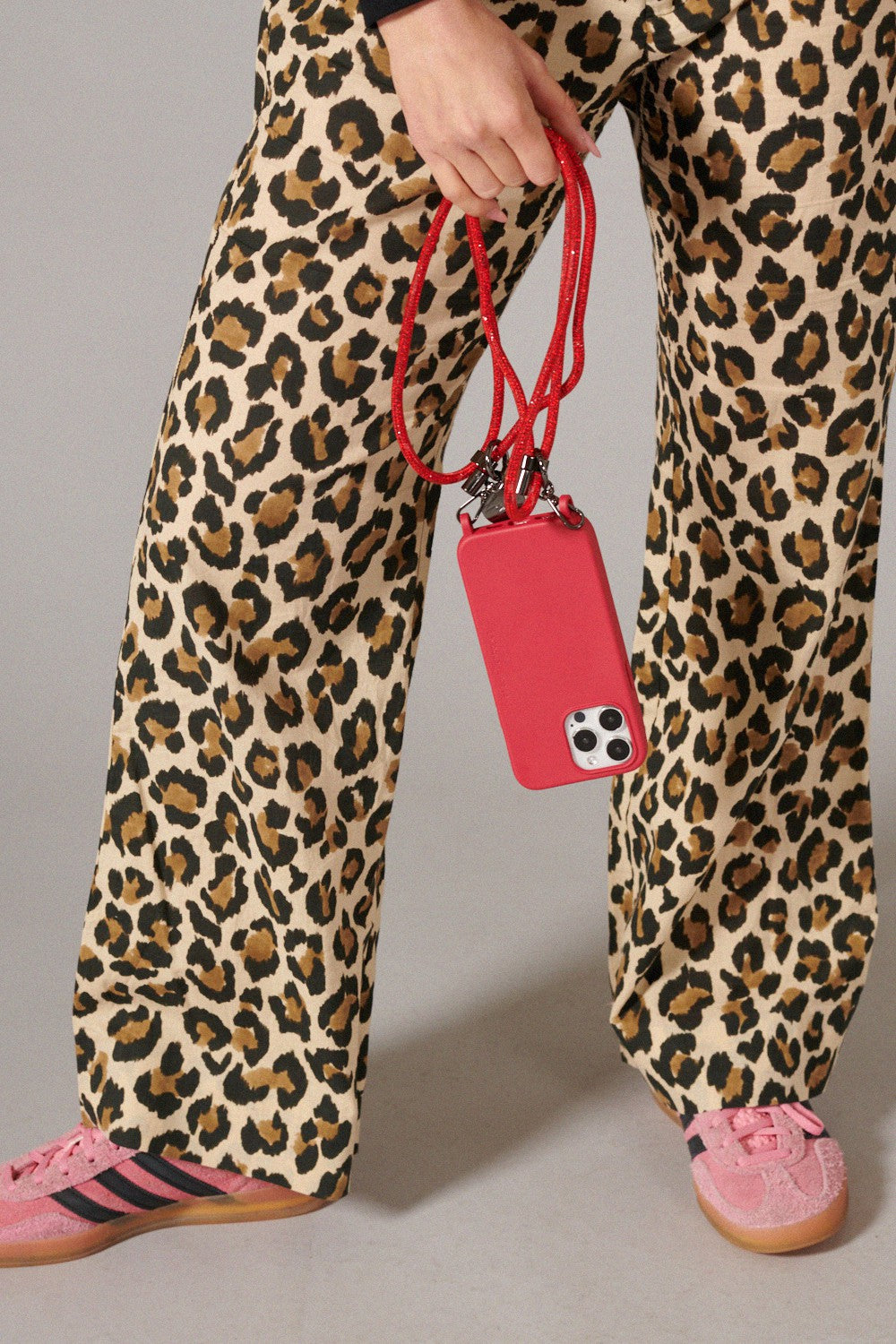 Cordon Uni Mariah Rouge